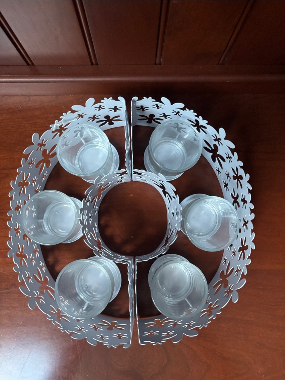 PartyLite "Blumenmeer" or "Blossom" decorative candle holder set - Picture 8 of 11